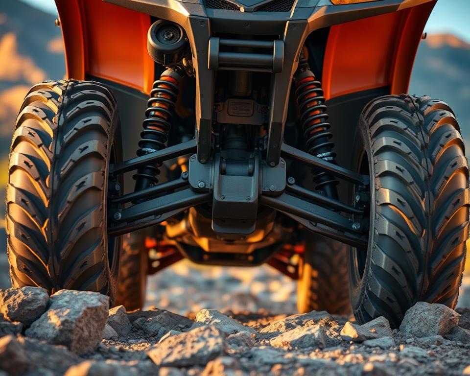 Polaris ranger plowing snow